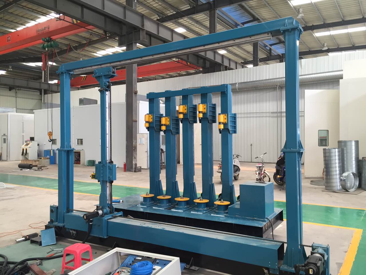 超音速噴塗液壓支架多工位轉台